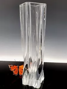 Vaso in cristallo Hoya ritorto astratto - Foto 1 di 23