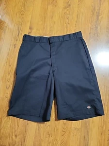 Vintage Dickies Black 40" X 12" X 26" Chino Shorts New Cell Phone Pocket Y2K - Picture 1 of 6