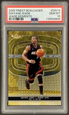 Dwyane Wade 2005 Finest Boxloaders Wade Moments #DW14 #ed 1/399 PSA 10 - Image 1 of 2