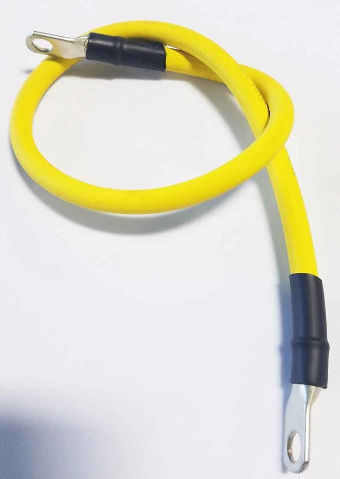 4 Gauge AWG Copper Battery Cable, Car, Truck, RV, Solar - Custom Made 60" Cable - Image 1 of 1