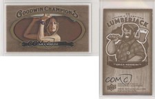 2020 Upper Deck Goodwin Champions Horizontal Mini Wood Lumberjack Erica Hosseini