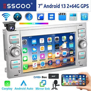 Für Ford Focus C S Max Transit Fiesta DAB+ Android 14 Autoradio Carplay Navi 64G - Bild 1 von 15