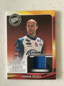 Press Pass Ignite Hot Threads 2013 plateado #HTJW Josh Wise Race usado - Imagen 1 de 2