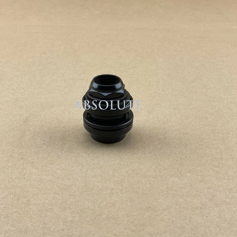 AURICULARES BICICLETA CRUISER NEGROS HORQUILLA 1" BMX LOWRIDER CHOPPER BICICLETA RAT ROD DE COLECCIÓN. Foto 1 de 1