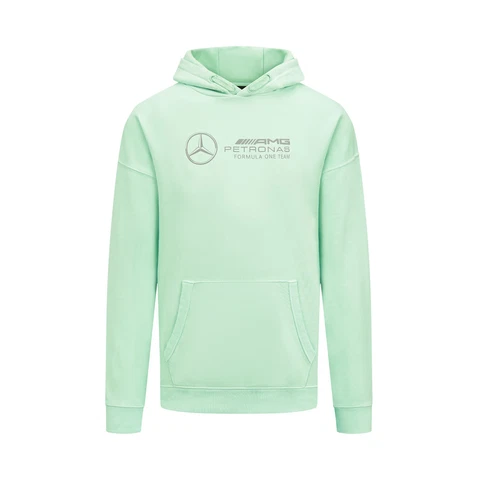 2023 Men's Retro Hoodie Mint Mercedes AMG F1 size XXL Cover