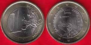 San Marino 1 euro 2017 BiMetallic UNC - Picture 1 of 1
