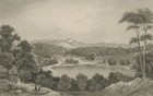 HOHENZIERITZ - Gesamtansicht - Mecklenburgisches Album - Stahlstich 1855