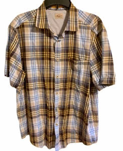 Men’s Tommy Bahama Jeans Island Crafted Sz L Short Sleeve Shirt - Picture 1 of 6