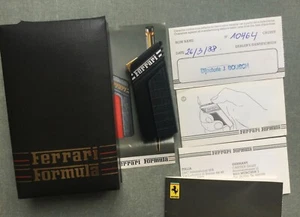 CARTIER Ferrari Formula 1 Gas Lighter with box, documents Rare needs restoration - Picture 1 of 11