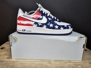 Size 10.5 - Nike Air Force 1 Independence Day Excellent Condition With OG Box 🔥 - Picture 1 of 13