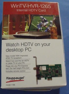 *NEW SEALED* Hauppauge WinTV-HVR-1250 WinTV-HVR-1265 PCIe TV Tuner - Afbeelding 1 van 3