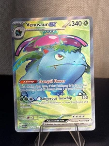 Venusaur ex 182/165 Pokemon MEW EN-151 Ultra Rare Full Art Holo NM - Picture 1 of 6