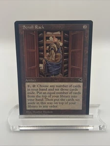 Scroll Rack Tempest 1997 Near Mint Mtg Magic The Gathering Heather Hudson - Picture 1 of 5