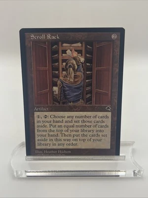 Scroll Rack Tempest 1997 Near Mint Mtg Magic The Gathering Heather Hudson - Image 1 of 4