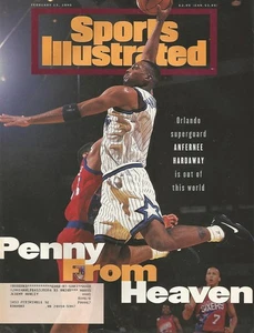 FEBRUARY 1995 SPORTS ILLUSTRATED ORLANDO MAGIC ANFERNEE HARDAWAY AARON PRYOR - Picture 1 of 1