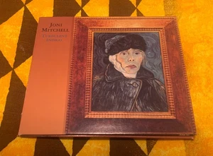 1st Ed With Ear Pendant Joni Mitchell Turbulent Indigo Tri Fold REPRISE Promo CD - Picture 1 of 4