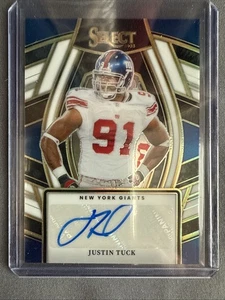 Select - Select Signatures Justin Tuck 2023 #SELS-JTU White Prizm 1/50 (AU) - Imagen 1 de 2