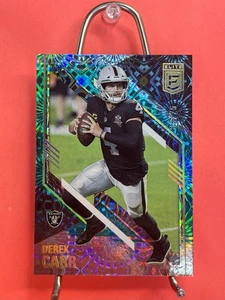 2021 Don Russ Elite Derek Carr #36 Las Vegas Raiders. Teal /25 - Picture 1 of 7