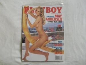 UNOPENED MAY 2012 PLAYBOY w/ COVERGIRL SUPERMODEL MAY ANDERSON - Imagen 1 de 2