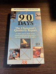 McDonnell Douglas: 90 Days: The Chairman’s Quarterly Report (1993) VHS - Sealed! - Foto 1 di 3