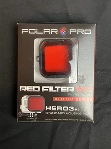 PolarPro Red Filter 2.0 Iridium for GoPro HERO3+ Standard Housing 40m - Picture 1 of 2