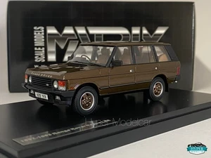 MATRIX SCALE MODELS 1/43 LAND ROVER RANGE ROVER VOGUE LSE 1992 BROWN MET MX41208 - Picture 1 of 3