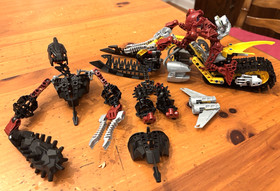 LEGO BIONICLES Cendox V1 (8992) & Glatorian Stronius (8984) ** READ **