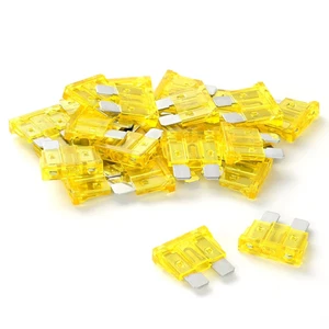 (25 Stück) 20 Amp Standard Auto Sicherungen, 20A KFZ Sicherung (ATO/ATC), Blattsicherung für  - Bild 1 von 12