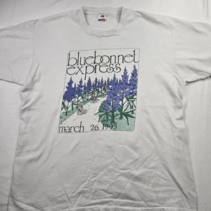 Vintage Bluebonnet Express FOTL Chest L/XL 48 In. Chest T-shirt 1995 - Picture 1 of 10