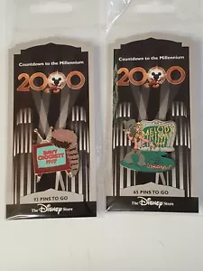 Countdown To Millennium Disney Pin Lot- Melody Time & Davy Crocket 66/94 - Picture 1 of 6