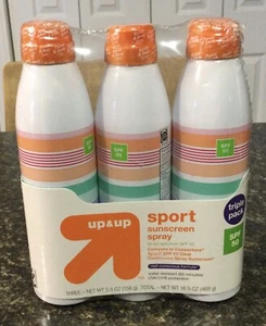 UP&UP Sport Continuous Spray Sunscreen Broad Spectrum 3 PACK SPF 50 16.5 Oz. - Picture 1 of 2