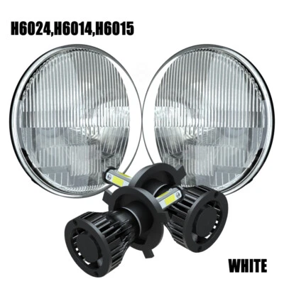 2X DOT 7inch LED Headlights Hi-Lo Beam Fit GMC C5000 C6000 C7000 1979-1990 - Image 1 of 4