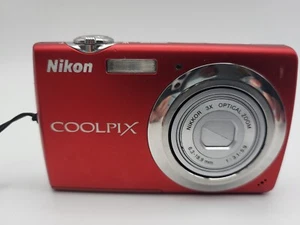 Nikon Coolpix S220 Kamera Digital Rot Inkl. Zubehör Und OVP - Bild 1 von 6