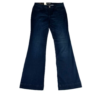 Wrangler® Ladies Retro Mae Mid Rise Medium Wash Bootcut Jeans 7/8x34 1009MWZKM - Picture 1 of 12