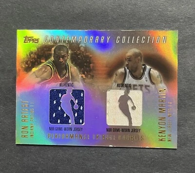 2003-04 Contemporary Collection /250 Kenyon Martin Metta World Peace Ron Artest - Image 1 of 2