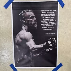 Connor McGregor UFC MMA Champion ✅ Poster Sportivo su Tela Wall Art ✅ 12x18 Pollici - Foto 1 di 4