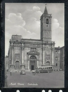 Cartolina Ascoli Piceno Cattedrale AUTO PULLMAN MC123 - Picture 1 of 1
