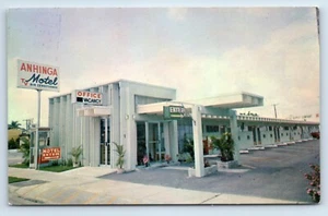 Anhinga Motel en Homestead Florida con cabina telefónica postal - Imagen 1 de 2