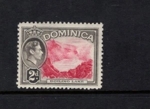 Dominica 1938 KGVI 2d lago volcánico hirviendo como nuevo SG 102 - Imagen 1 de 2