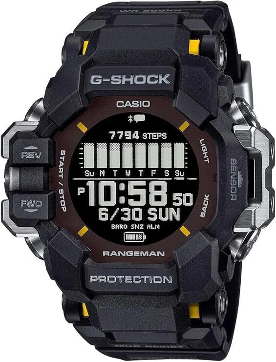 CASIO G-SHOCK MASTER OF G Rangeman GPR-H1000-1JR Black Men's Watch