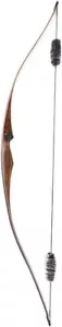 Wooden Huntingdoor 54 Inch Traditional Bow Archery Longbow One Piece Horsebow RH - Picture 1 of 11