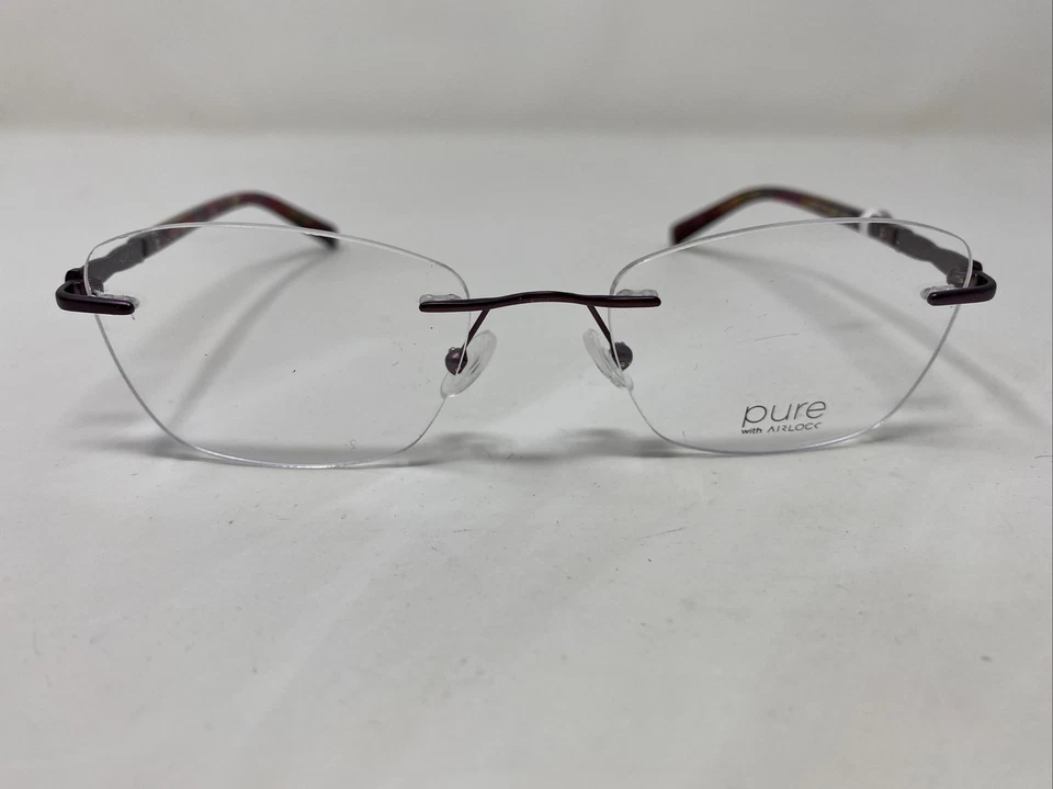 Armação de óculos Airlock Pure TULA 203 505 52-18-140 violeta sem aro metal LM55 - Imagem 1 de 4