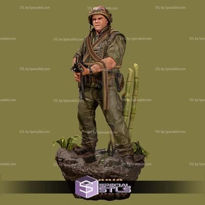 Jeff Portnoy Tropic Thunder ACTION FIGURE Statue Kit resina 3D!!! UNPAINTED - Bild 1 von 7
