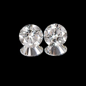 Set 0.26CT Glorious Round Cut 100% Natural White Diamond With Free Certificate - Picture 1 of 1