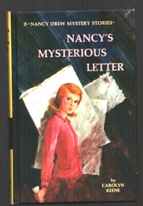 Vintage NANCY DREW #8 Nancy's Mysterious Letter - 1968 Printing, Matte Hardcover - Picture 1 of 5