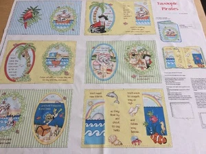 Springs - Panel de libro suave pirata Bazooples de Vicki Schreiner - 100% algodón - Imagen 1 de 10