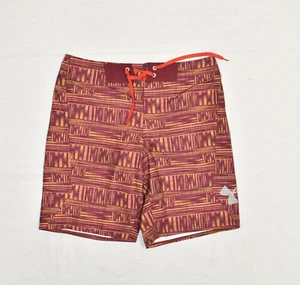 Under Armour Men's Nylon Multicolor Size 34 Swim Trunks Geometric Drawstring - Picture 1 of 8
