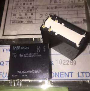 VB12SMBU 12VDC VB-12SMBU Relè di Alimentazione 5A 240VAC 6 Pin x 10PCS NUOVO - Foto 1 di 3
