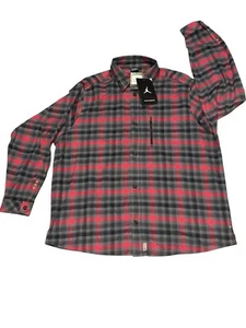 Camicia Air Jordan taglio classico XXL flanella manica lunga con bottoni 131 - Foto 1 di 24