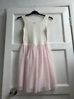 H&M Girls Pink Ivory Tulle Occassions Dress Age 12-13 years Summer Party Next 
